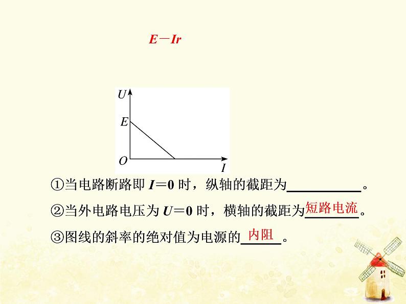 高考物理一轮复习第八章恒定电流第2课时闭合电路的欧姆定律课件新人教版03