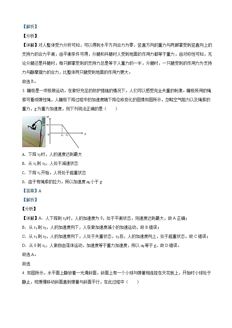 2022届广东省深圳市六校高三上学期第二次联考物理试题（解析版）第2页