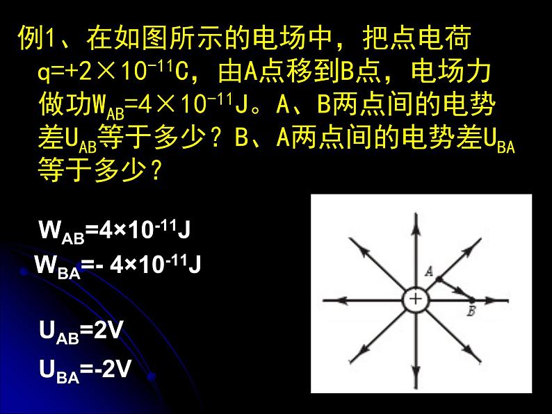 物理选修3-1人教版1.5电势差（共28张ppt）第6页