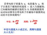 物理选修3-1人教版3.6带电粒子在匀强磁场中的运动（共21张ppt）