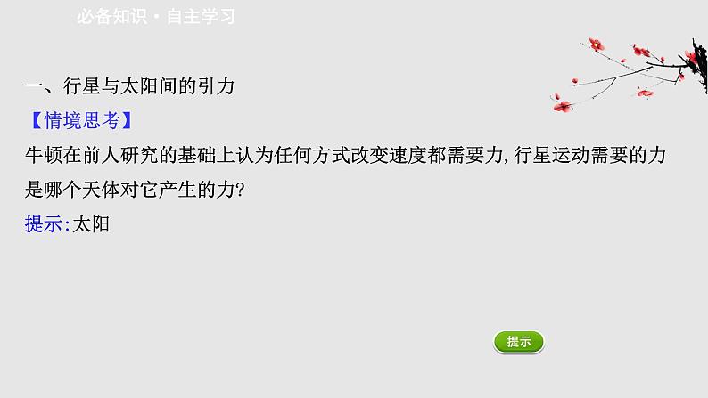 人教版2019必修第二册课件：7.2 万有引力定律课件03