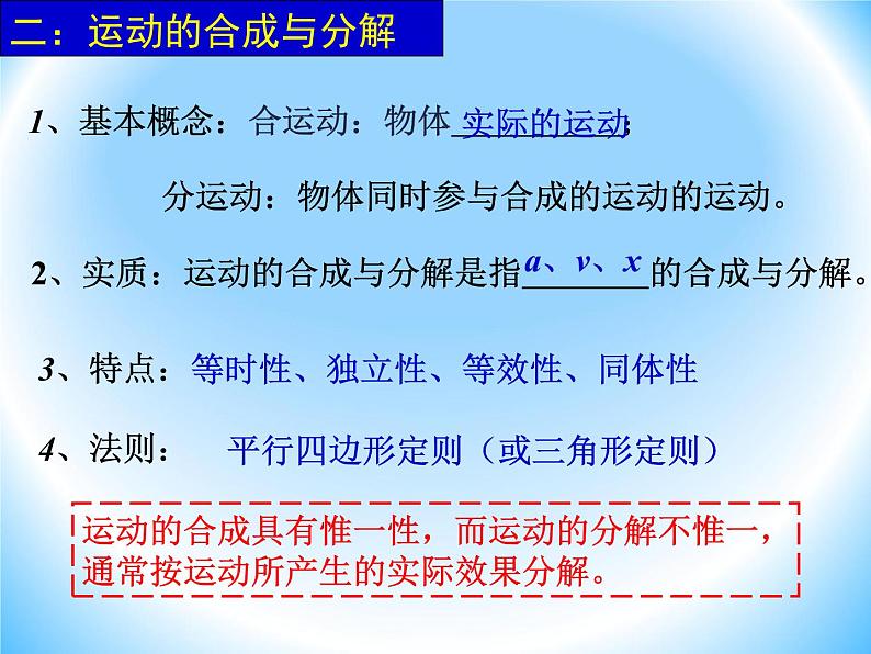 人教新版高中物理必修第二册第五章 曲线运动章末复习课件 20张PPT课件第5页