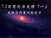 人教新版高中物理必修第二册7.2万有引力定律课件 21张PPT课件