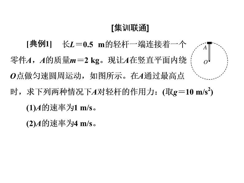 人教新版高中物理必修第二册说课课件   第六章     习题课2　圆周运动的两种模型和临界问题第5页