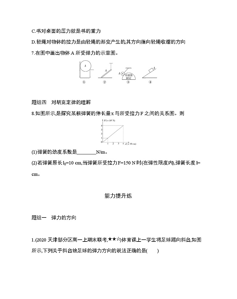 2　   弹力练习题03