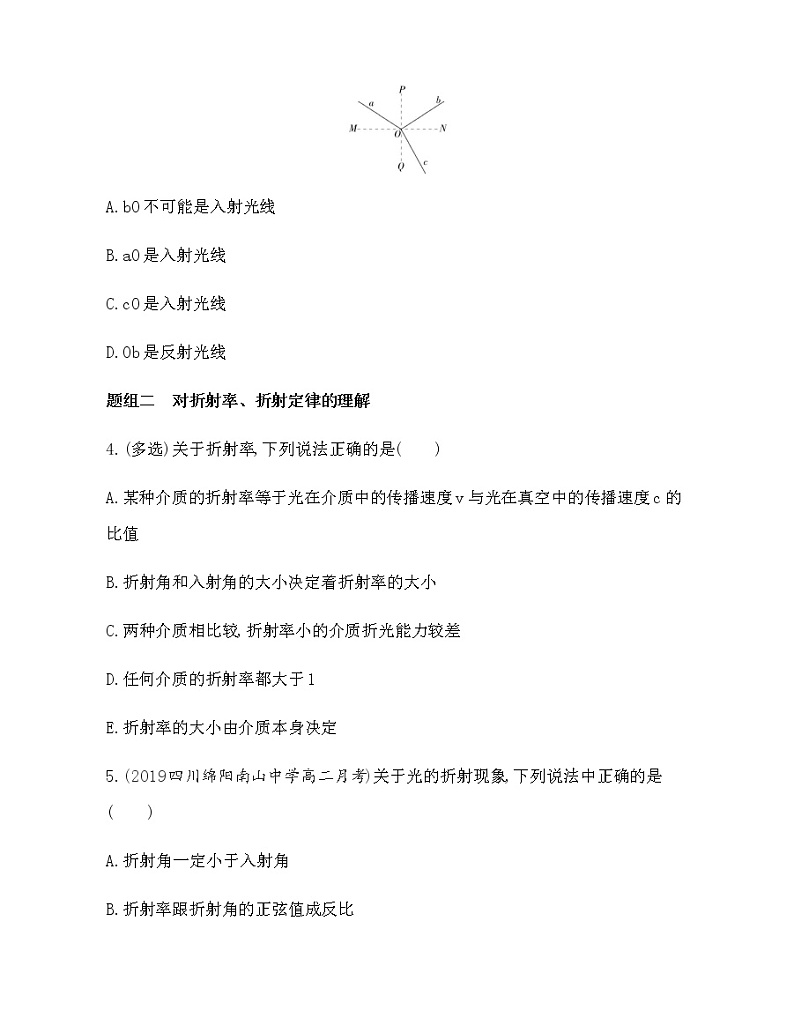 1　光的折射（可编辑word）练习题02