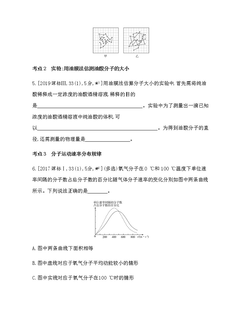 第一章　分子动理论第1~4节综合拔高练（可编辑word）03
