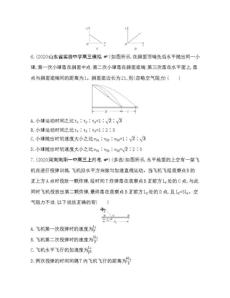 7-专题强化练2抛体运动的综合应用03