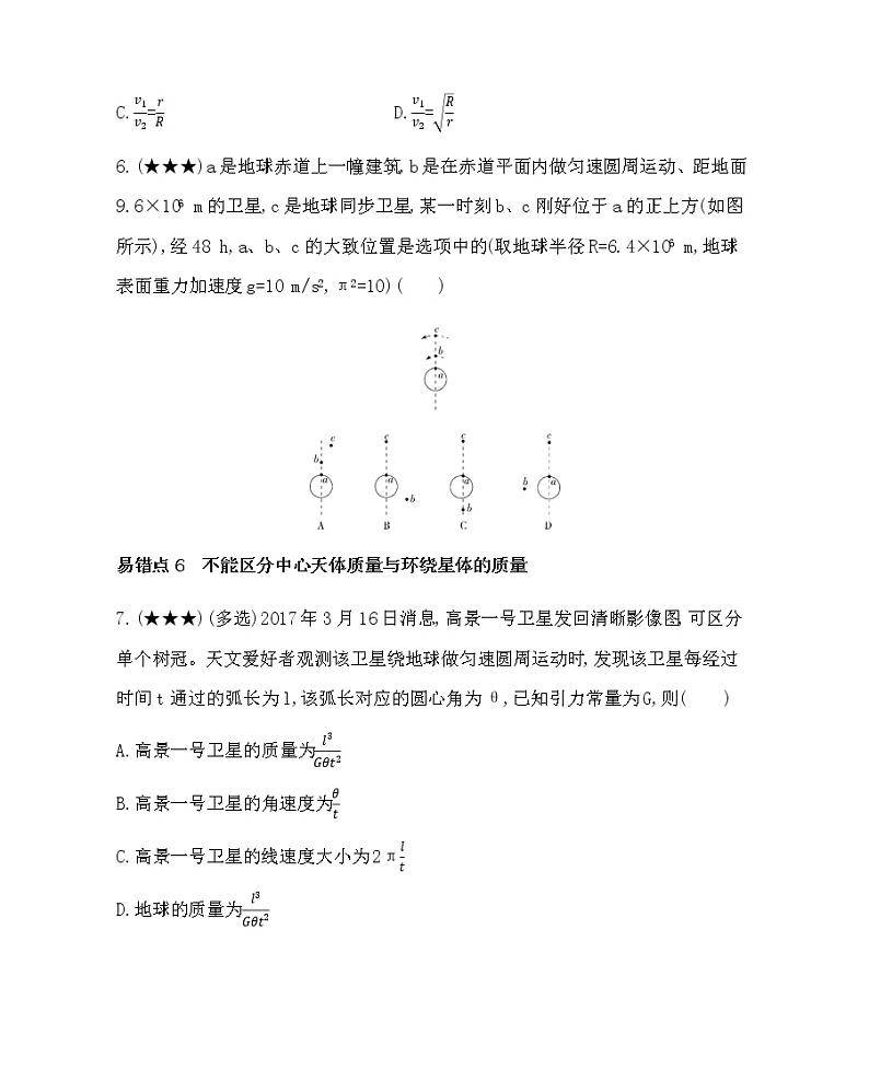13-第六章　万有引力与航天复习提升(可编辑word) 试卷03