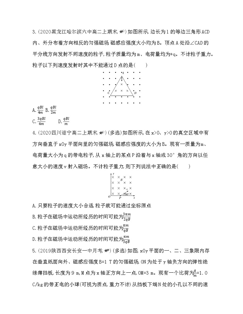 专题强化练4　磁场中的多解性和周期性问题02