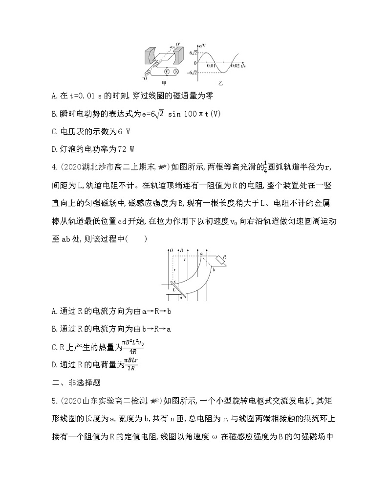 专题强化练10　交变电流的四值综合问题02