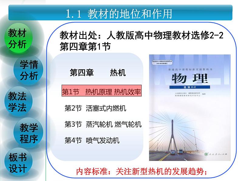 人教版高中物理选修2-2 4.1《热机原理 热机效率》说课课件（共27张PPT）第3页