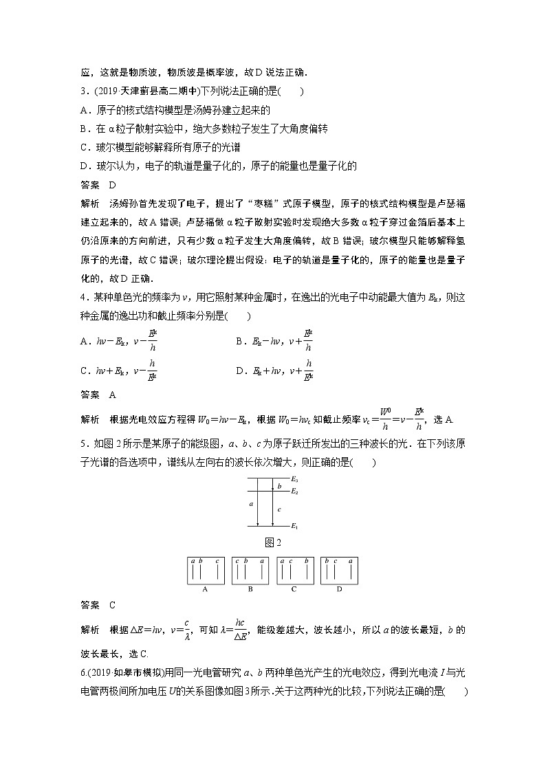 2022年高中物理（新教材）新人教版同步学案第四章 章末检测试卷(四)第2页