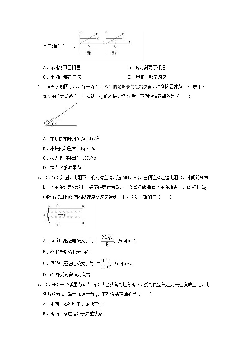 2019年西藏拉萨市高考物理一模试卷（解析版）02