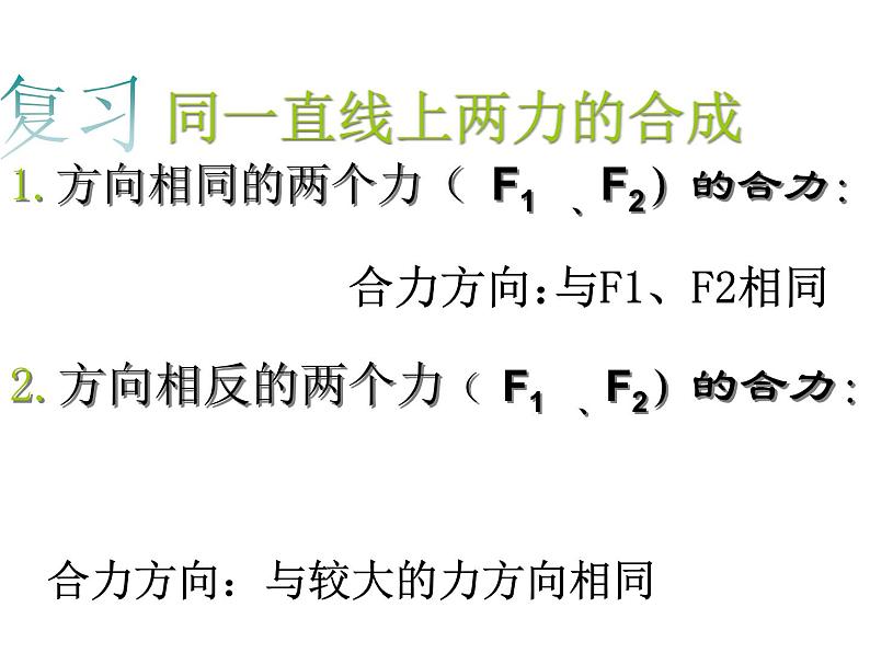 人教版（2019）高一物理必修第一册：3.5共点力的平衡(共16张PPT)课件PPT第2页