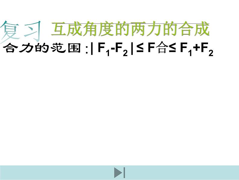 人教版（2019）高一物理必修第一册：3.5共点力的平衡(共16张PPT)课件PPT第4页