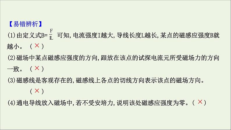 2021_2022版高中物理第三章磁场2磁感应强度课件新人教版选修3_1202103302284第8页