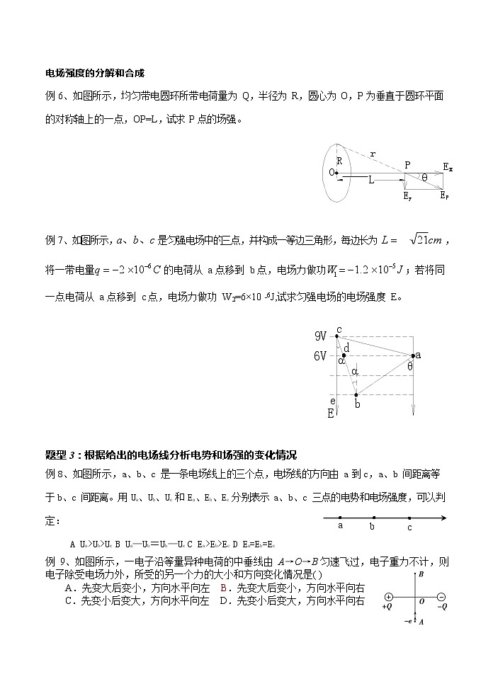 静电场题型归纳02