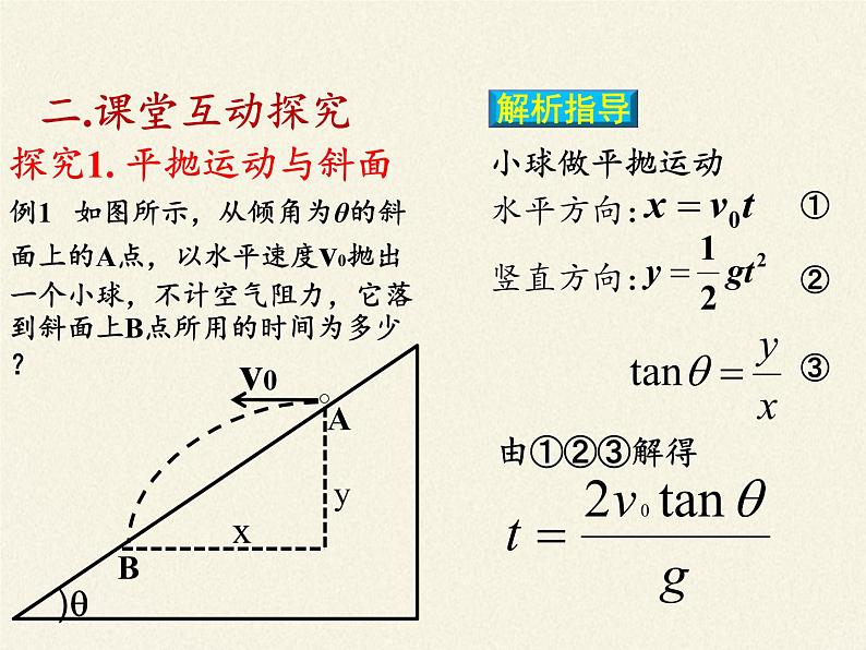 人教版高一物理必修二5.2平抛运动  课件第4页