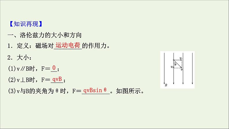 2022版高考物理一轮复习第九章磁场第2讲磁吃运动电荷的作用课件苏教版03