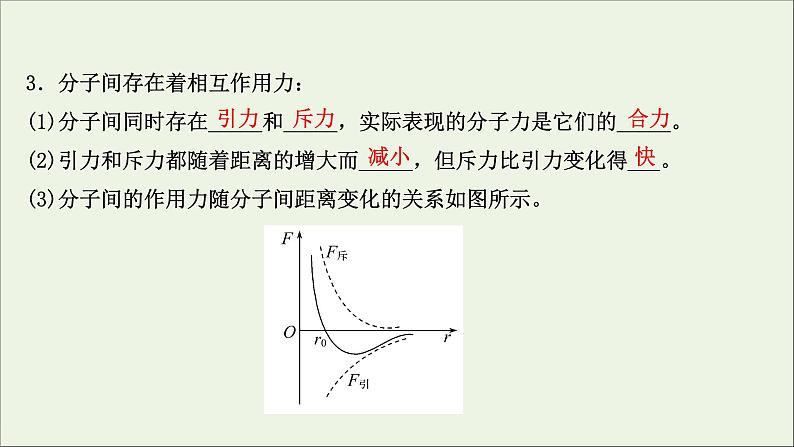 2022版高考物理一轮复习第十二章第1讲分子动理论内能课件苏教版06