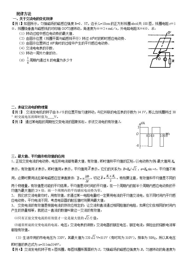 交变电流重点难点易错点——经典综合题02