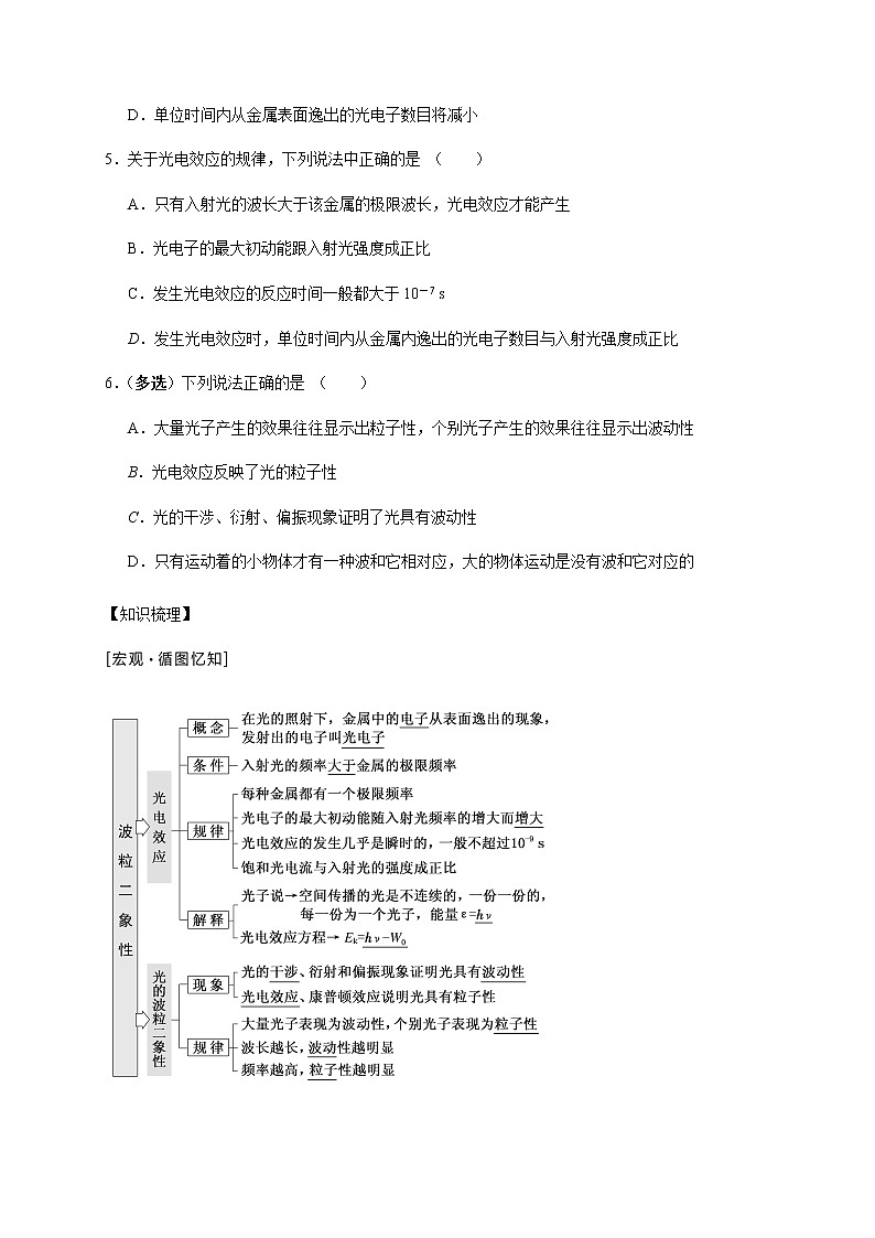 第13章   光电效应　波粒二象性—2022届高中物理一轮复习讲义（机构专用）学案02