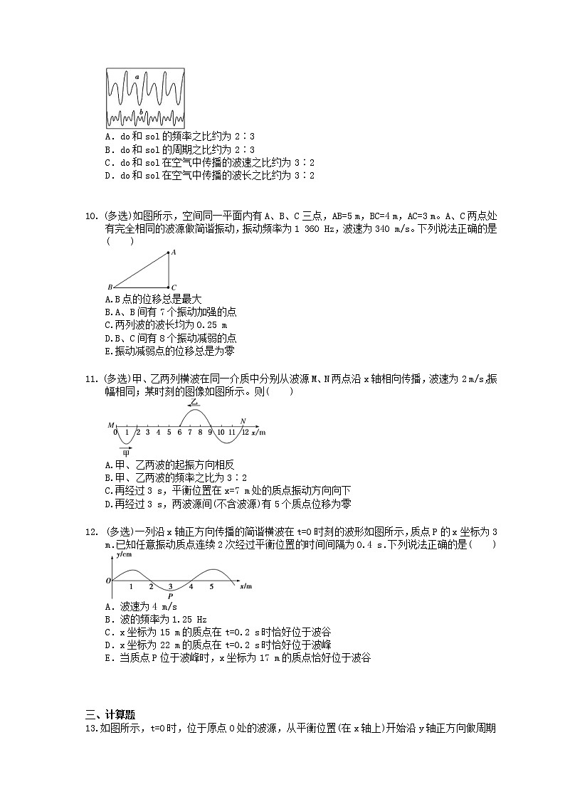2022年高考物理一轮考点跟踪练习48《机械波》（含详解）第3页