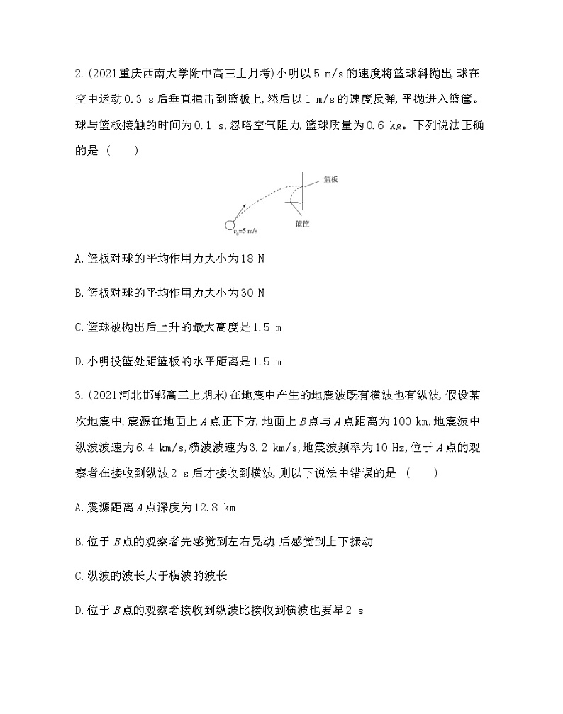 6-期末学业水平测评卷2021-2022学年物理选择性必修第一册人教版2019（含解析）02