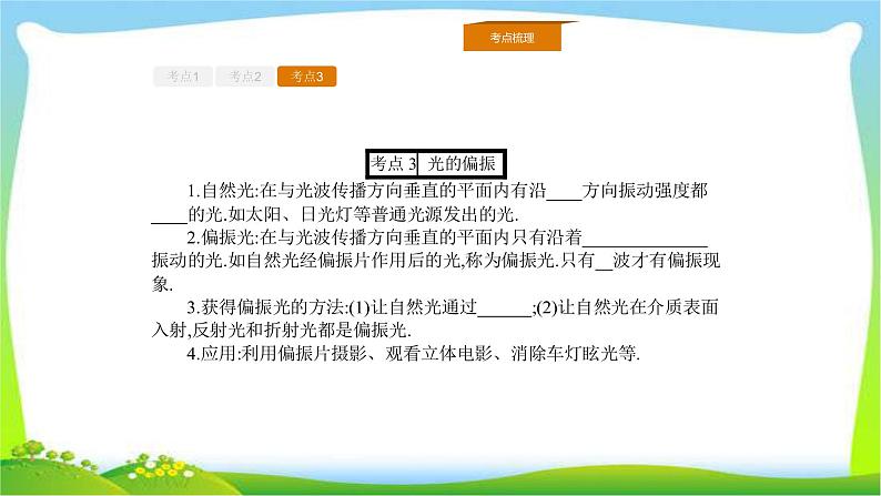 人教版高考物理总复习选修3-4.2.2光的干涉、衍射、偏振课件PPT第5页