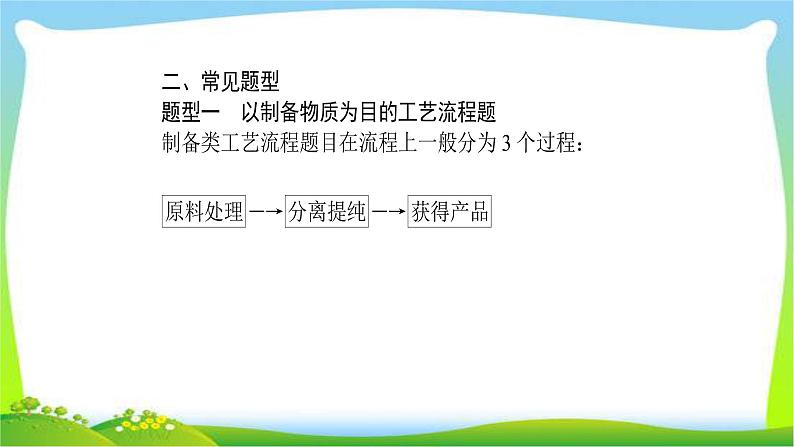 人教版高考物理总复习专题一无机化学工艺流程题的解决技巧课件PPT第5页