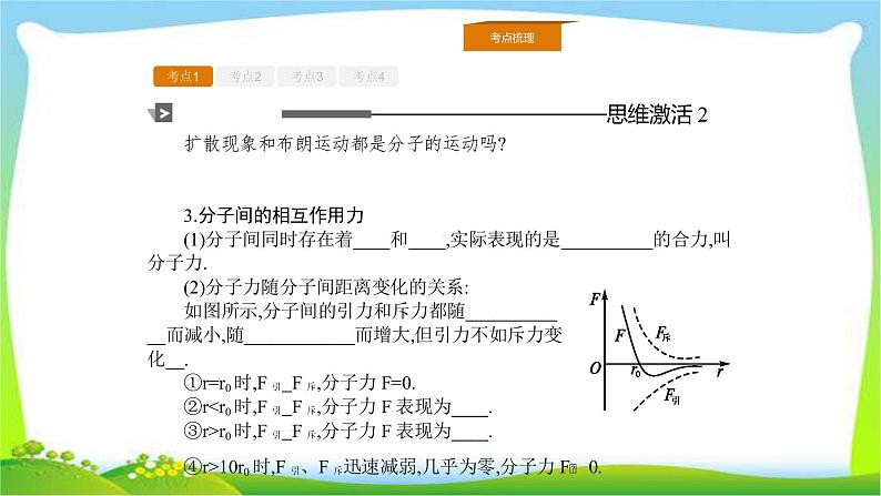 人教版高考物理总复习选修3-3.1分子动理论、热力学第一、二定律课件PPT第8页