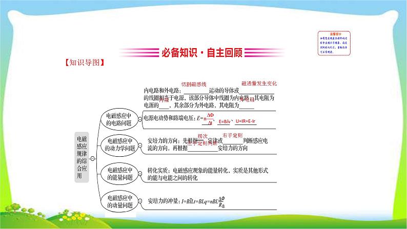 高考物理总复习10.3电磁感应规律的综合应用课件PPT第3页