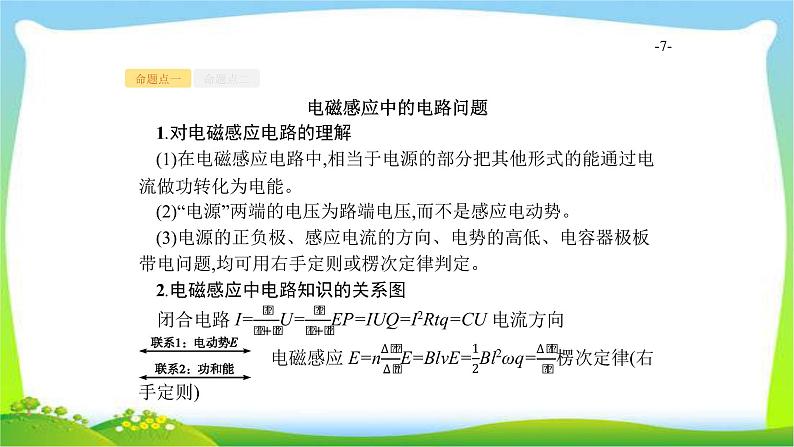 高考物理总复习10.3专题7电磁感应现象中的电路和图象问题课件PPT07