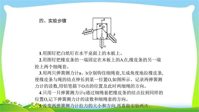 高考物理总复习2.5实验3验证力的平行四边形定则课件PPT第3页