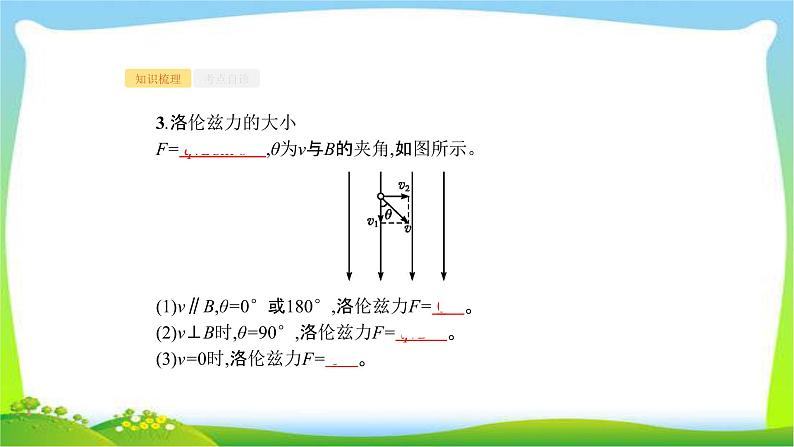 高考物理总复习9.2磁场对运动电荷的作用课件PPT03