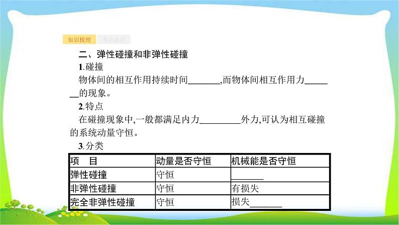 高考物理总复习6.2动量守恒定律及其应用课件PPT第4页