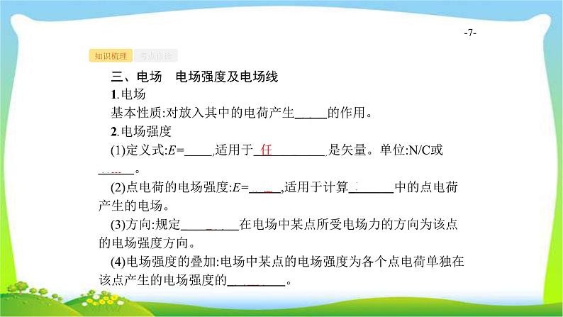 高考物理总复习7.1静电场课件PPT第7页