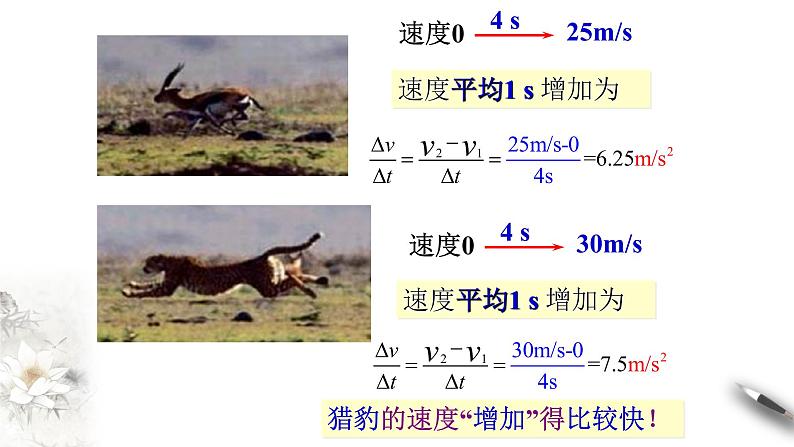 1.4 速度变化快慢的描述——加速度课件（2）06