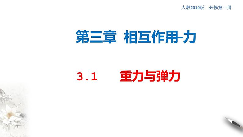 3.1 重力与弹力课件（2）(共48张PPT)01