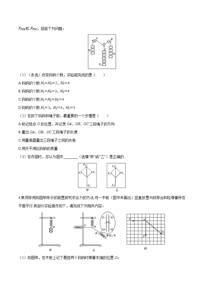 专题23  （实验）验证力的平行四边形定则课件PPT03