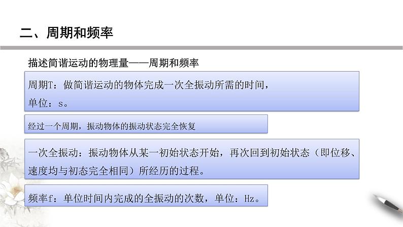 【同步课件】（人教版2019）高中物理选修第一册-第二章2.2 简谐运动的描述课件08