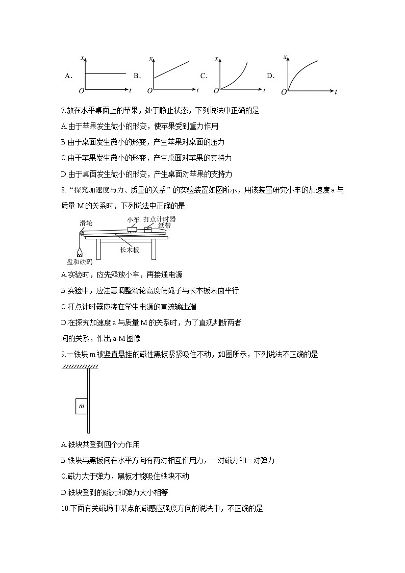 江苏省扬州市宝应县2021-2022学年高二上学期期中调研（11月）物理（必修）含答案第2页