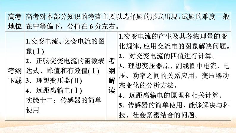 2021届高考物理一轮总复习 第11章交变电流传感器第1讲交变电流的产生和描述课件（新人教版）第2页