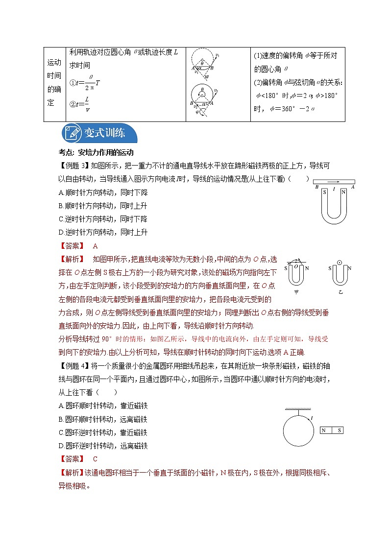2022届高三物理一轮复习 微专题18 洛伦兹力＼安培力（全国通用）第3页