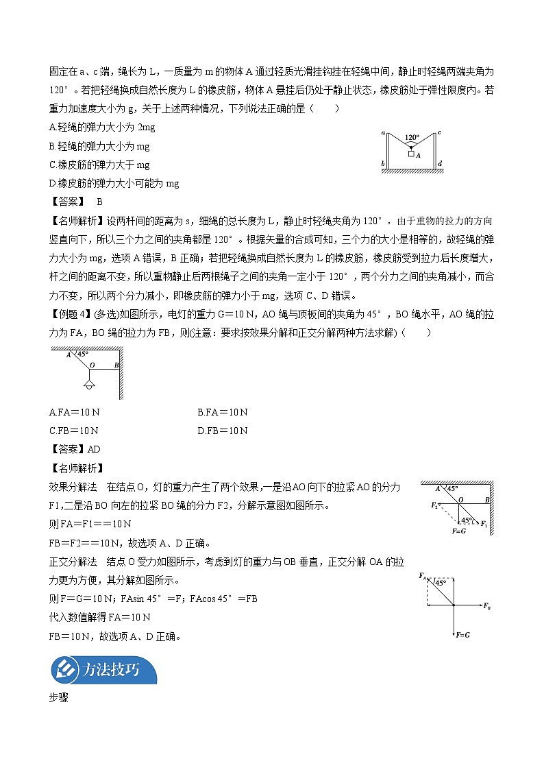 2022届高三物理一轮复习 微专题03 相互作用（全国通用）第2页