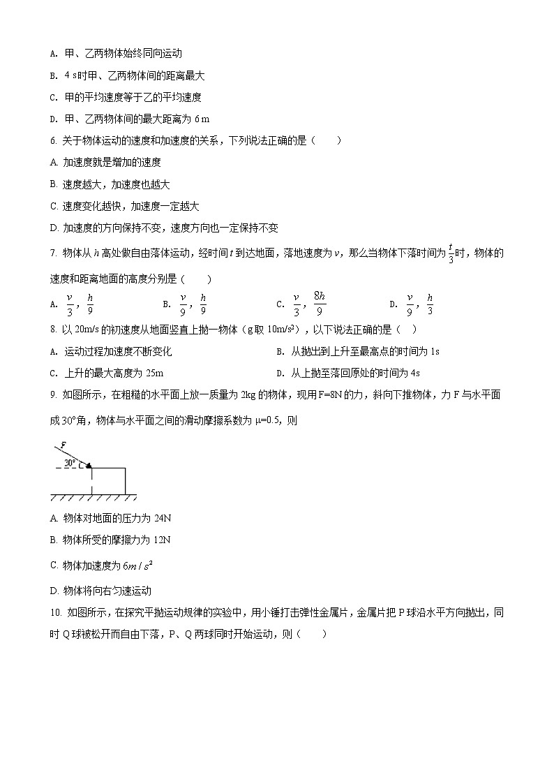 天津市综合测试物理试题（原卷版）第2页