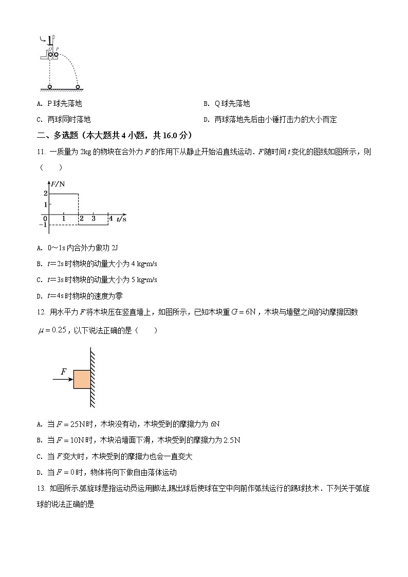 天津市综合测试物理试题（原卷版）第3页