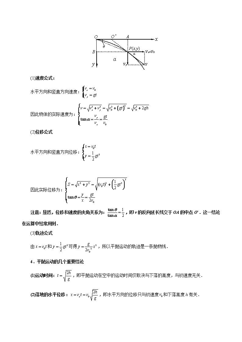 专题02  平抛运动的描述——教师版第2页