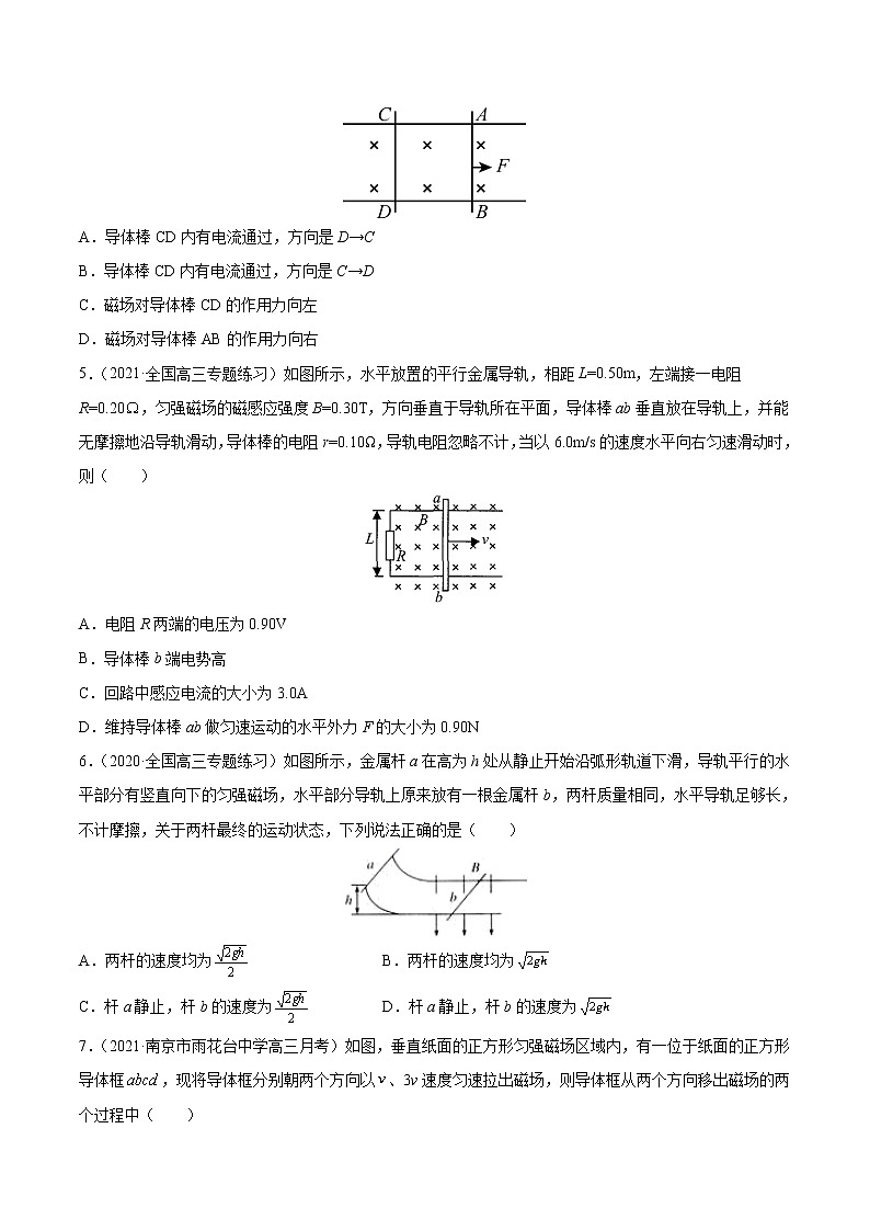 易错点25 电磁感应中的动力学和能量问题-备战2022年高考物理典型易错题辨析与精练学案03